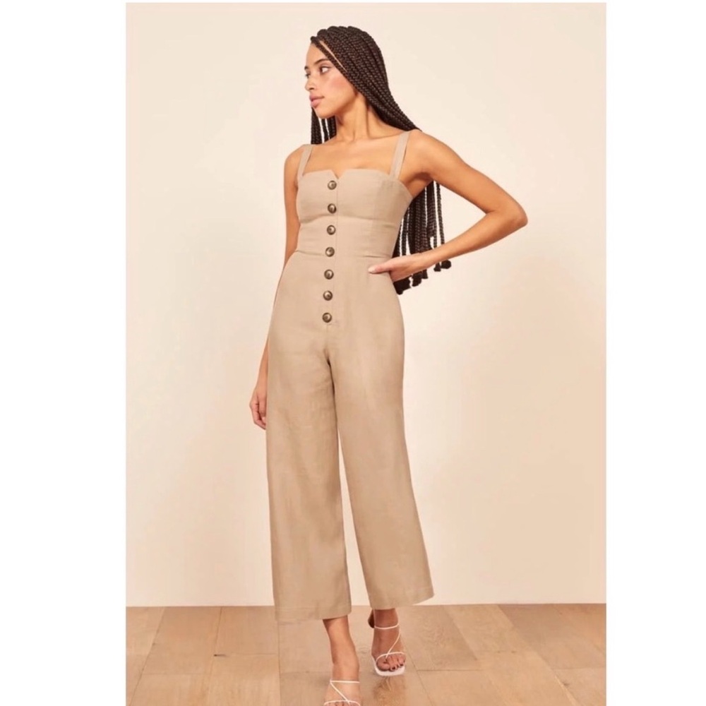 Reformation Kass Linen Jumpsuit 2
